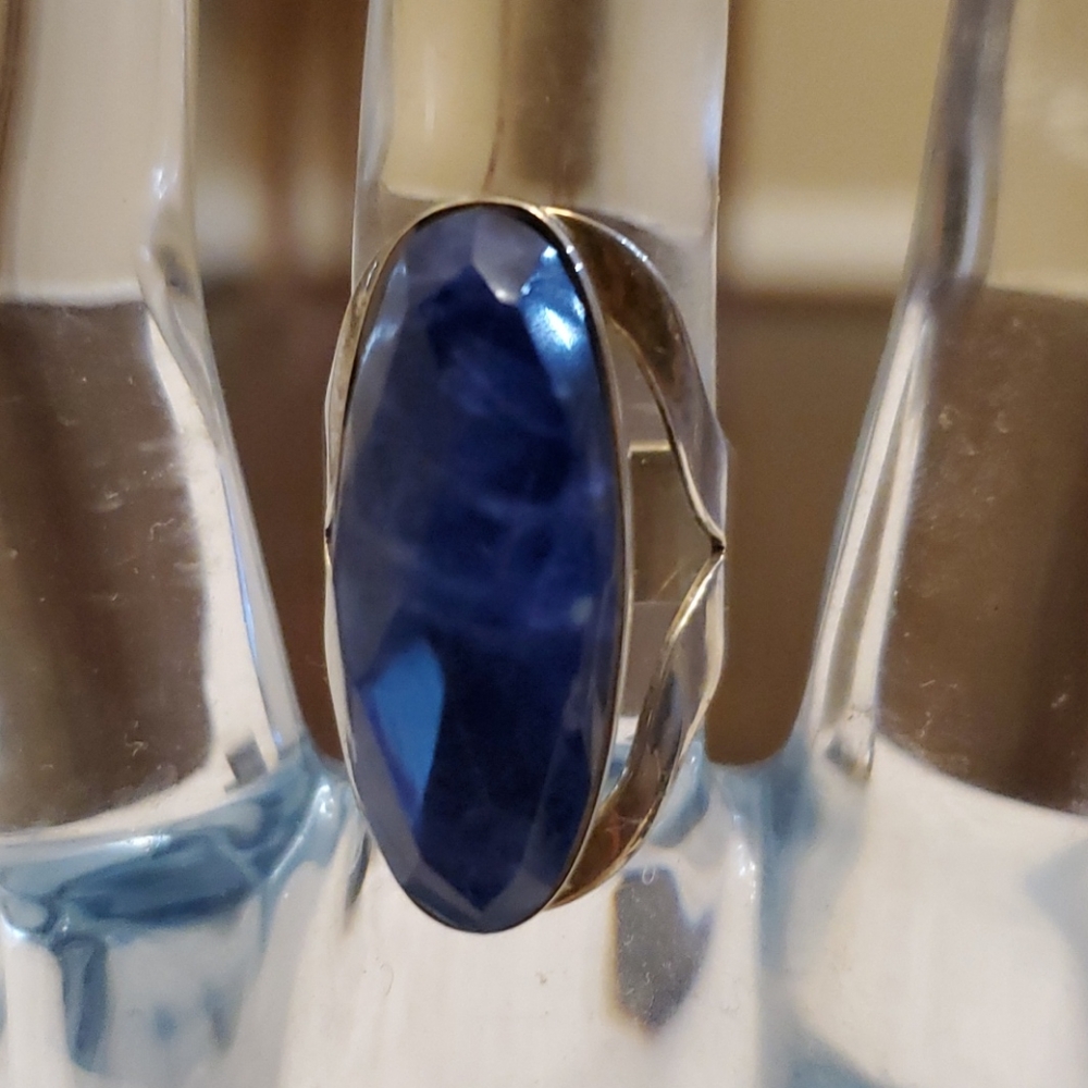 LAPIS Lazuli Stirling Silver Ring